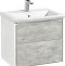 Мебель для ванной Roca Ronda 60 белая, бетон - 1