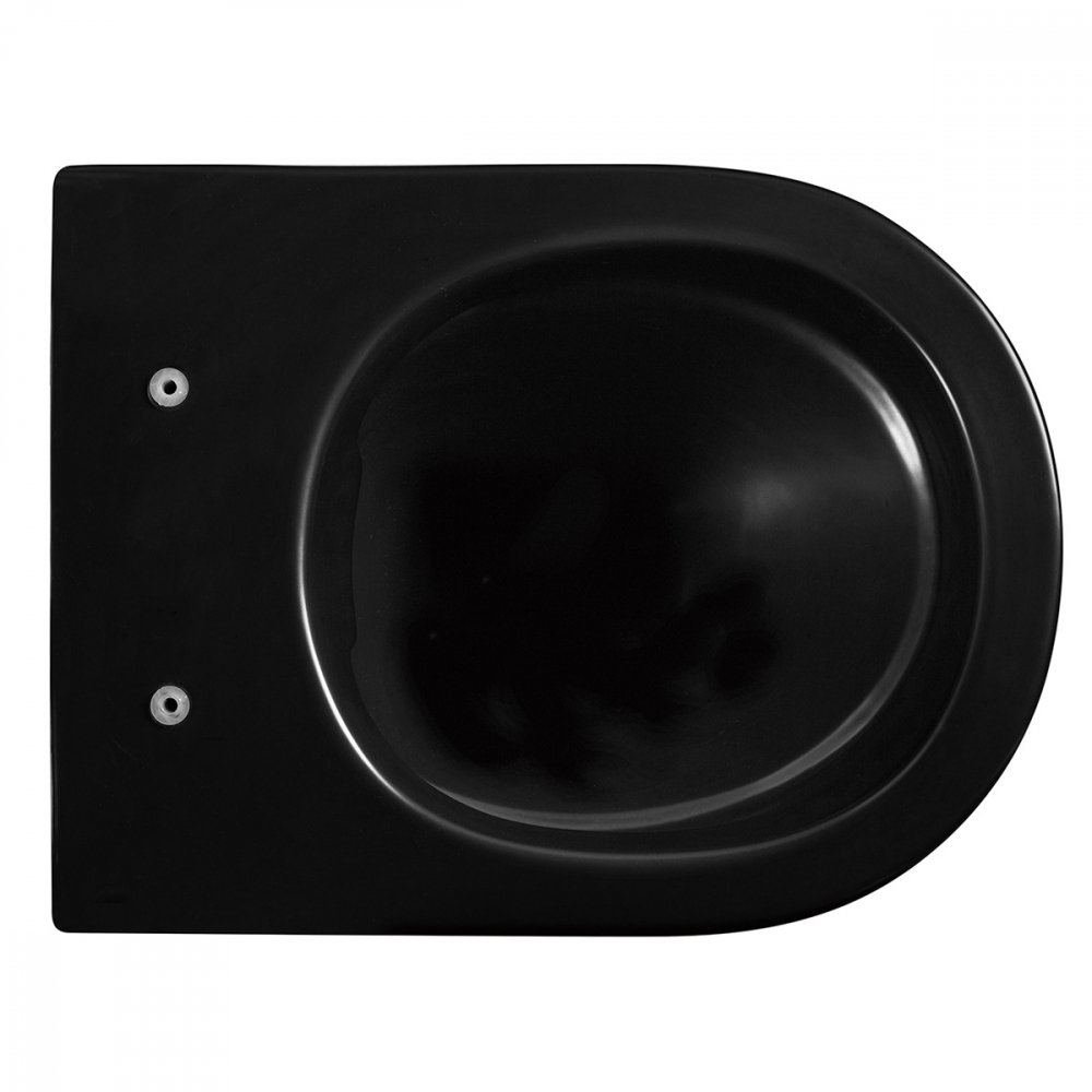 Комплект унитаза с инсталляцией Abber Bequem с кнопкой смыва черный матовый AC1100MB-AC0105-AC0120MB - 4