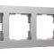 Рамка Werkel Platinum на 4 поста алюминий W0042606 4690389184505 - 0