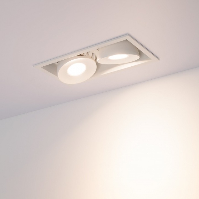 Встраиваемый светодиодный светильник Arlight CL-Simple-S148x80-2x9W Warm3000 026876 - 4