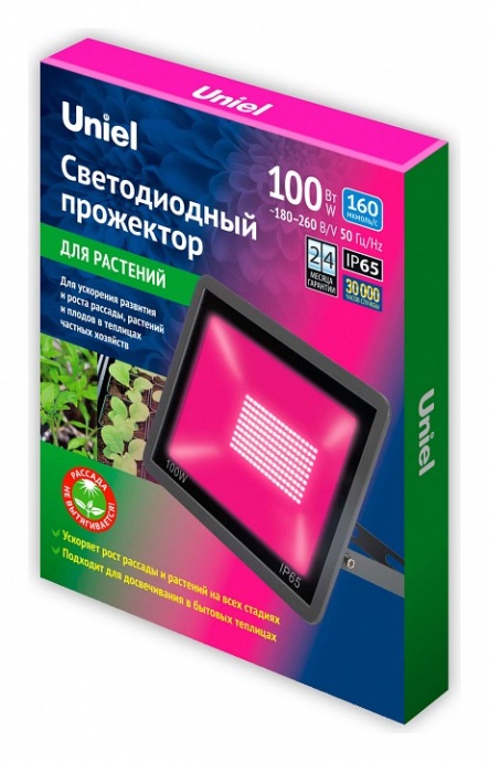 Настенно-потолочный прожектор для растений Uniel ULF-P42 UL-00010385 - 5